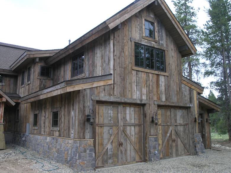 Antique Brown Board-and-Bat Siding